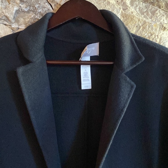 Liz Claiborne wool blazer coat - Sz 16 - Picture 4 of 6